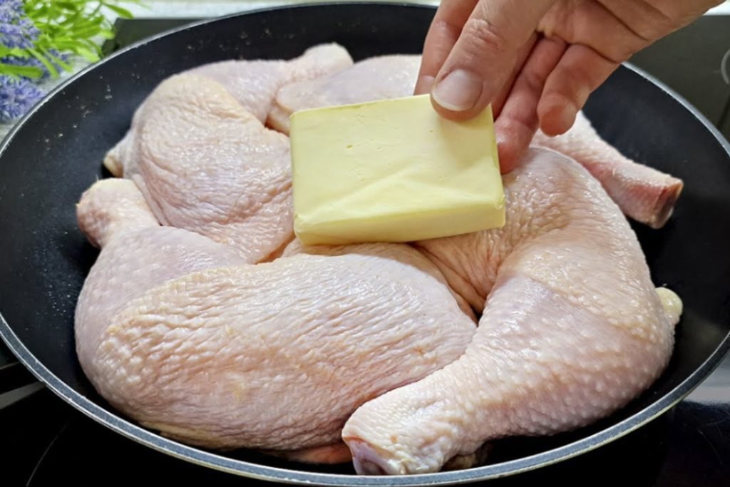 Frango na manteiga Depois que eu aprendi essa dica eu Frango diferente