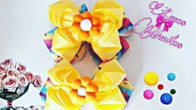 Laço com Aplique com Bico de Pato - Alena