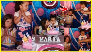 Lembra delas? Menina que teve vela apagada pela irmã fez aniversário de novo e final deixa todos surpresos