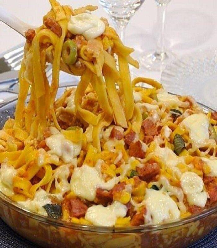 MACARRÃO DE FORNO CREMOSO, é de dar água na boca