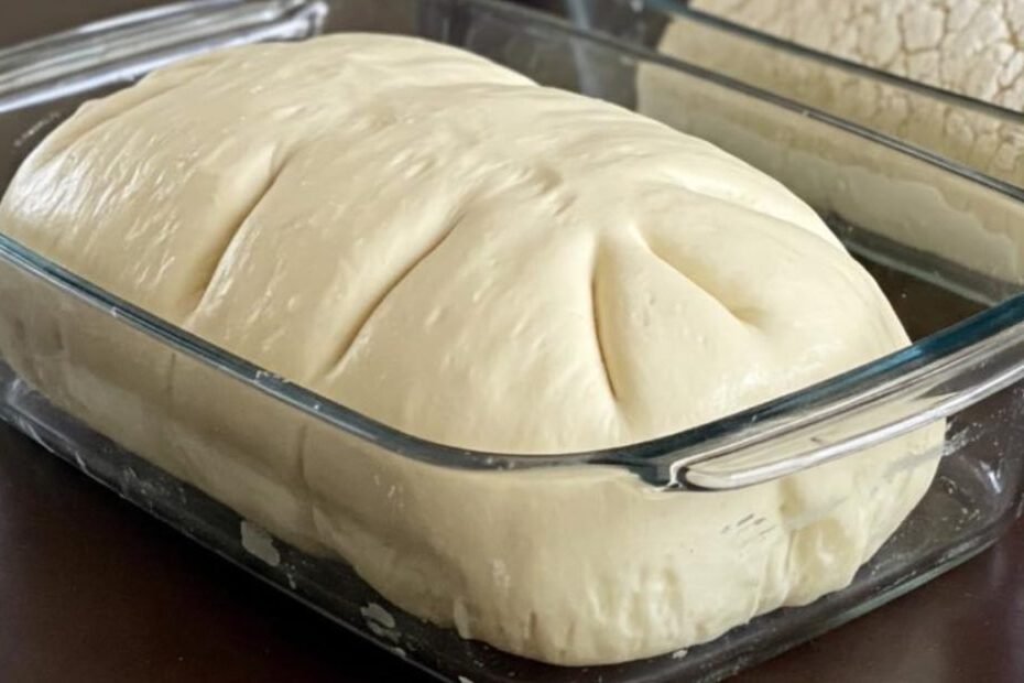 massa para pão caseiro simples e rápido