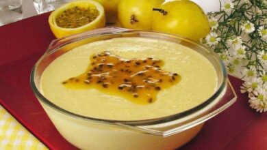 Mousse de maracujá pratico com 3 ingredientes