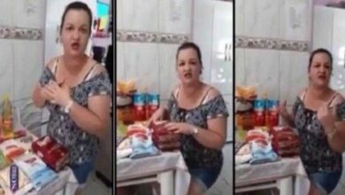 Mulher recebe cesta básica, reclama que produtos não são de marca e causa revolta na internet