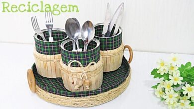 Organizador Multiuso com Prendedor e Lata