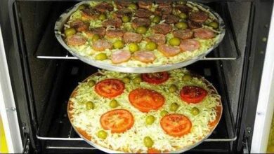 Pizza Caseira de Liquidificador Pratica