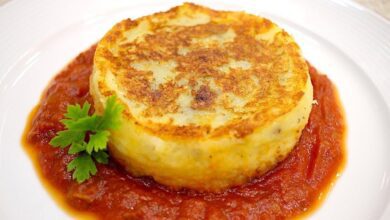 Polpetone de Batata com Carne Moída