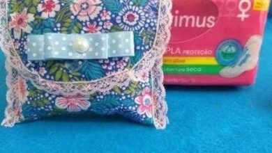 Porta Absorvente de Bolsa Personalizado