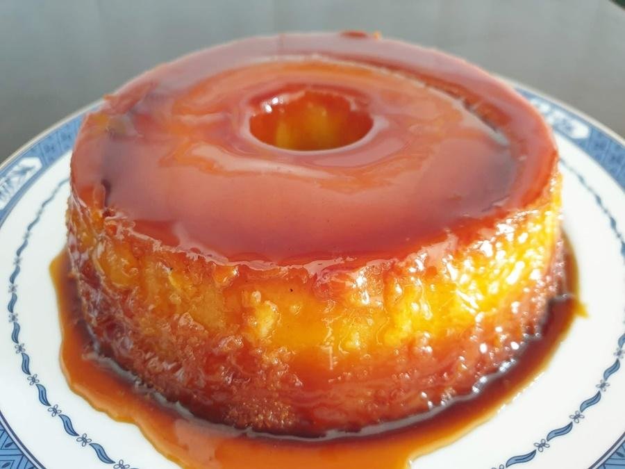 Pudim Coroa de Rainha Uma sobremesa rapida e deliciosa blank