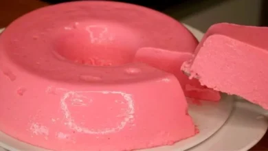 Pudim de Morango de Geladeira