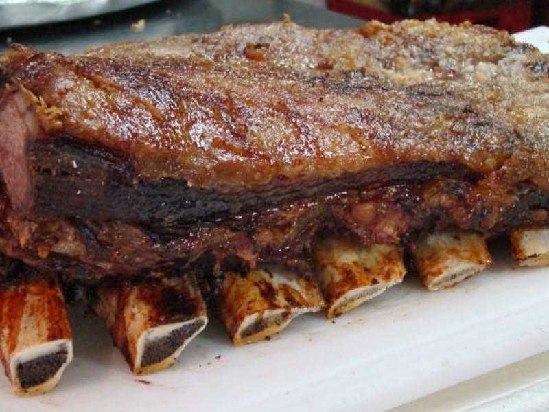 Receita de Costela de Boi Assada Receita de Costela de Boi Assada