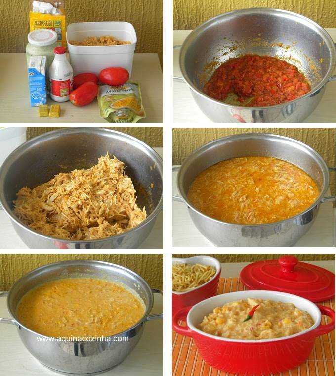 Receita de Creme de Frango