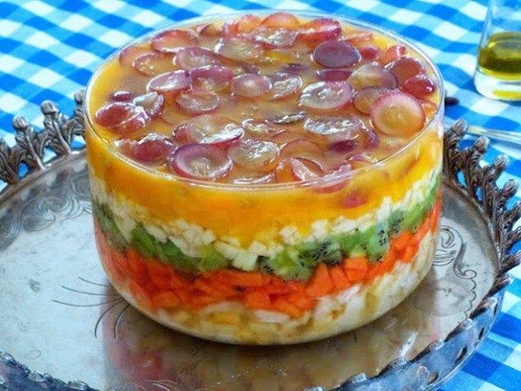 Receita de Salada de Frutas em Camadas