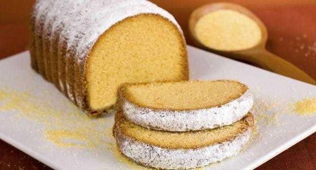 Receita de bolo de milho funcional