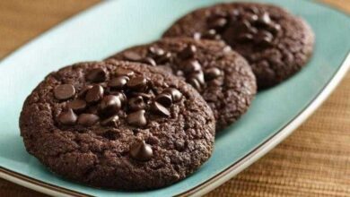 Receita de cookies de chocolate