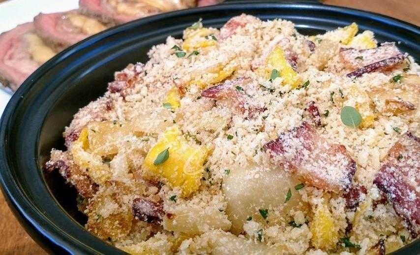 Receita de farofa de bacon com ovo