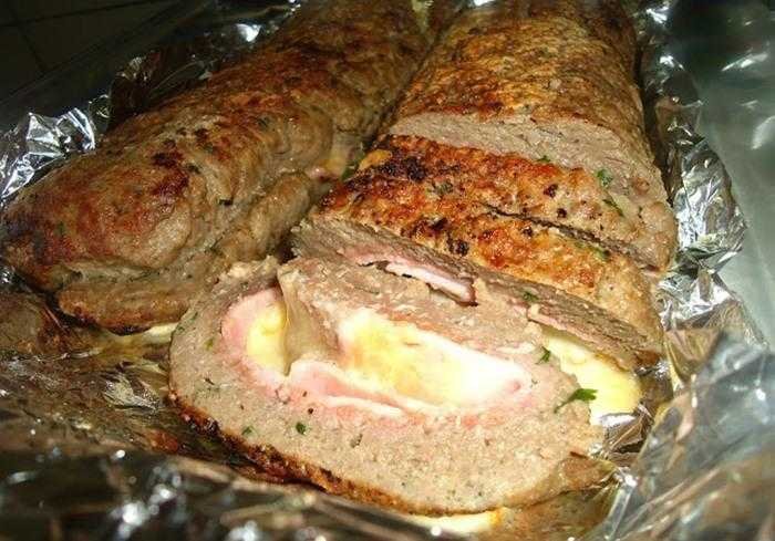 rocambole de carne com presunto e queijo e