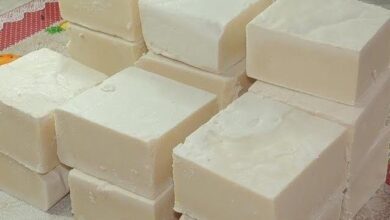 Sabão caseiro de óleo soda e bicarbonato