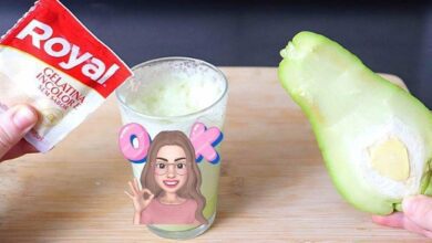 Suco de chuchu e gelatina: rico em colágeno, melhora as articulações e a saúde do coração