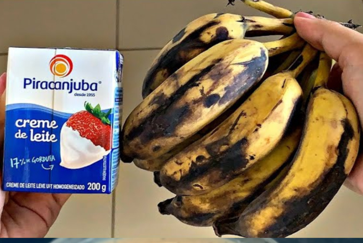 Tem Banana Velha em Casa? Não Jogue Fora! Fiquei Passada Quando Misturei - Receita Viralizada