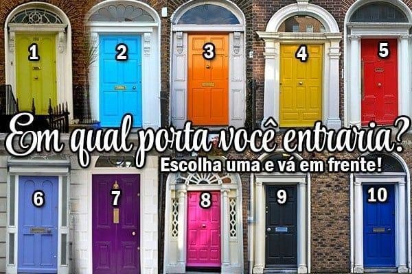 Teste psicológico: Em qual porta você entraria?