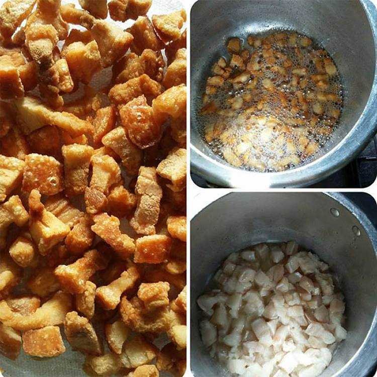 Torresmo na panela de pressão 