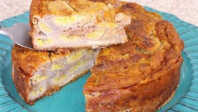 Torta de banana cremosa mais fácil do mundo