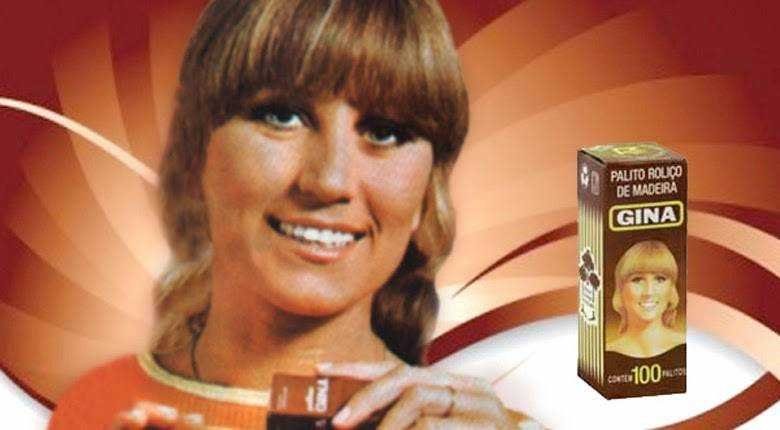 Veja como esta Gina a mulher dos palitos de dente