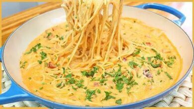 Almoço Completo em Uma Panela Só - Super Macarrão Espaguete