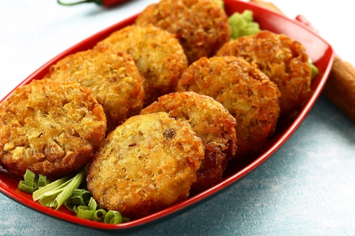 aloo tikki bolinhos indianos
