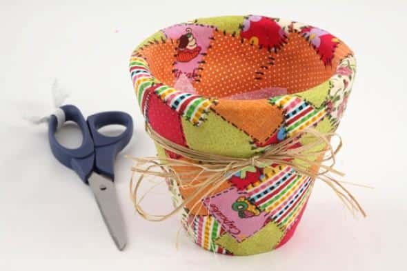 aprenda a encapar vasos com tecido Aprenda a encapar vasos com tecido d2
