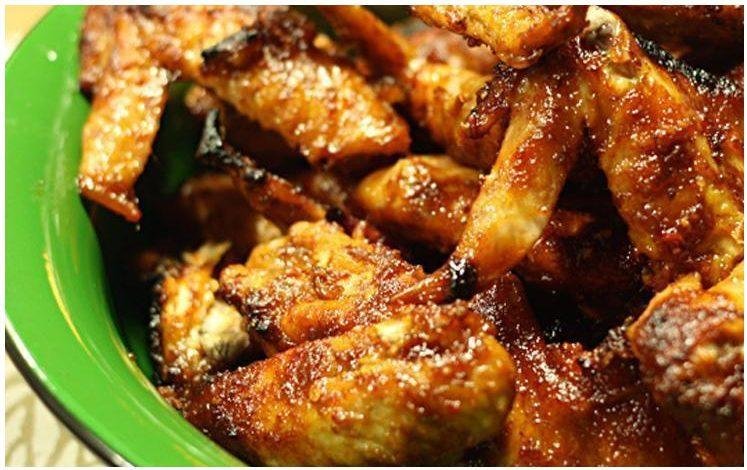 asinhas de frango com molho barbecue