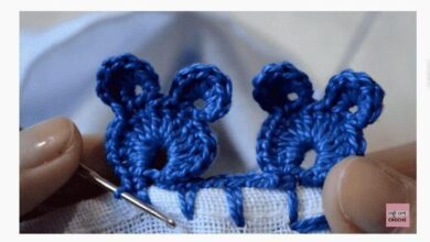 Barrado em Crochê Carreira Única – Ursinhos