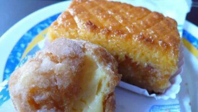 Bolo de tapioca caseiro delicioso