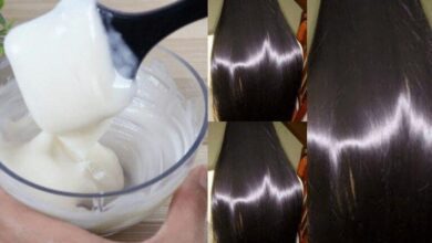 Cabelo liso com efeito de brilho espelhado sem química