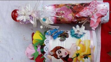 Como decorar lata de leite e garrafa de azeite