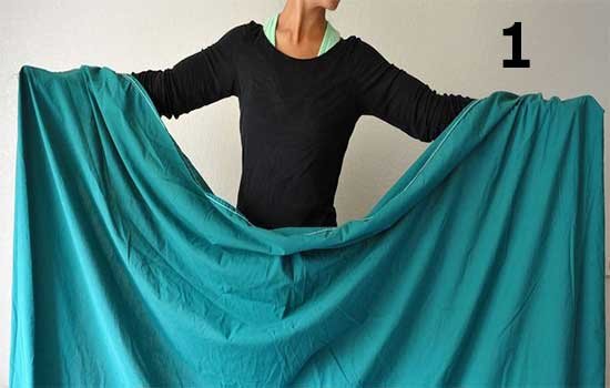 como dobrar lencol de elastico 1