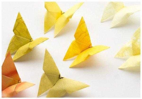 Como fazer Borboletas de Papel com Origami