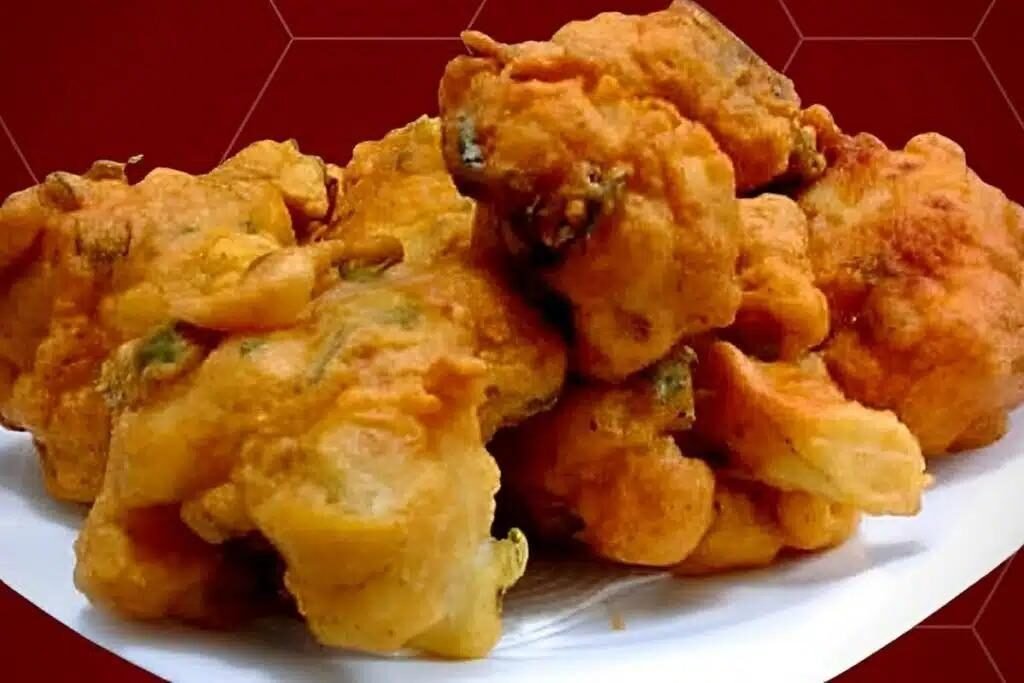 Couve-flor frita de restaurante