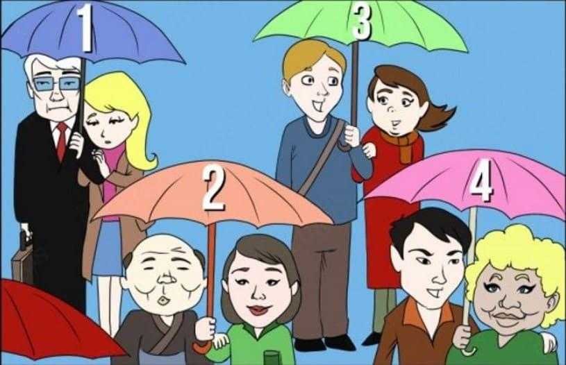 Destes casais, qual parece estar tendo um caso? Veja o que sua escolha revela sobre você