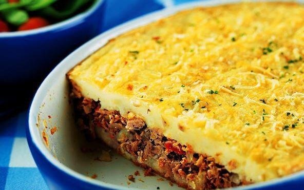 Escondidinho de Mandioca com Músculo