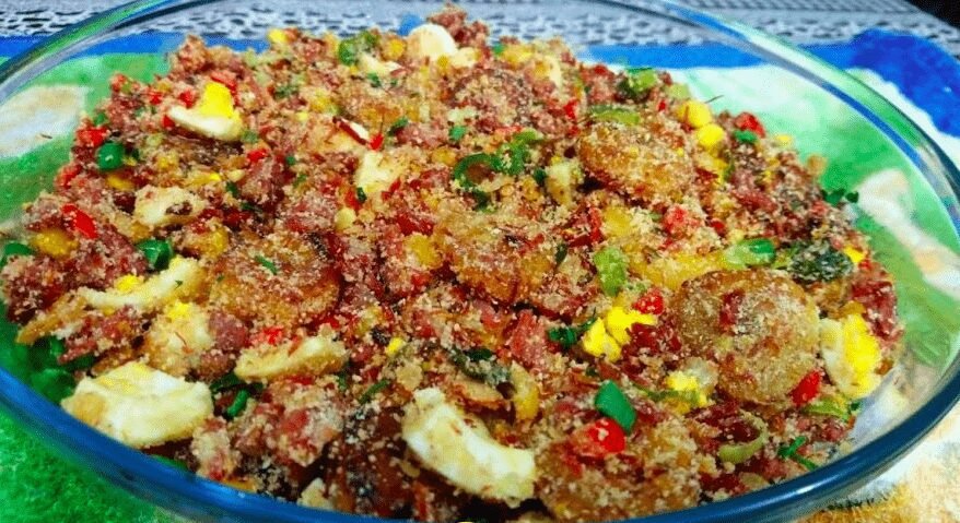 Farofa com Carne Seca ou Carne de Sol 1589922935 Farofa com Carne Seca ou Carne de Sol - Farofa com Carne Seca ou Carne de Sol