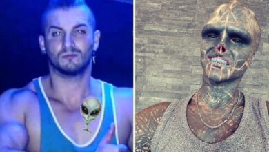 Homem “alienígena” afirma que não consegue emprego por causa da aparência: sou um cara normal, tenho família