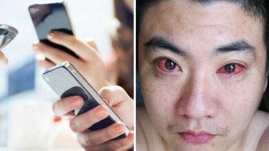 Homem é diagnosticado com câncer nos olhos por algo simples que quase todos fazemos a noite