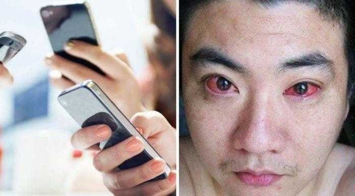 Homem é diagnosticado com câncer nos olhos por algo simples que quase todos fazemos a noite