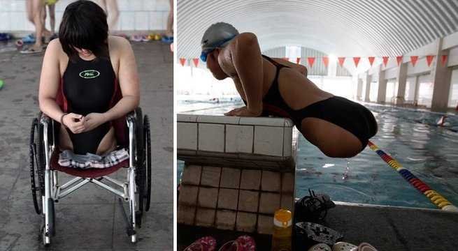 lembra da menina que usava uma bola como pernas