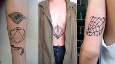 Lindas tatuagens geométricas para você se inspirar