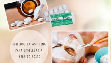 Máscara facial de aspirina para deixar sua pele linda s