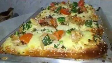 Pão Recheado de Calabresa e Frango