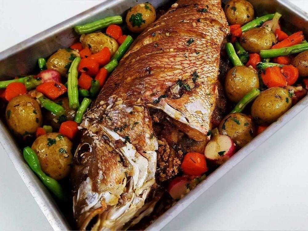 Peixe de Forno Recheado Delicioso