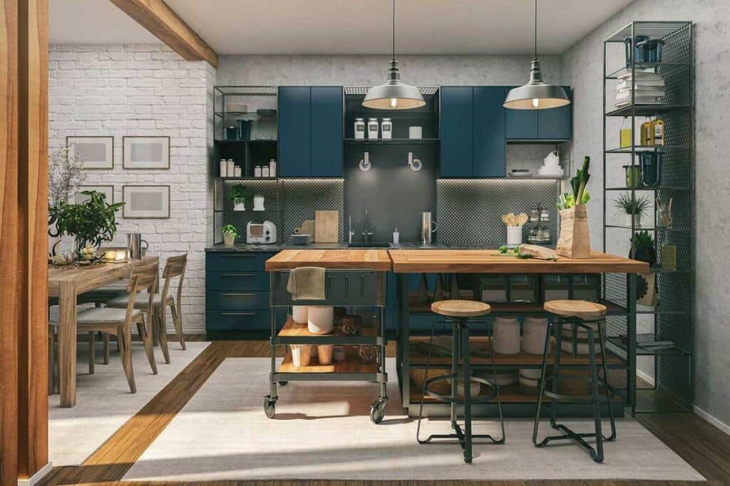 prateleira estilo industrial para cozinha Prateleira-estilo-industrial-para-cozinha